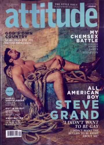 UK Attitude Magazine September 2017 Steve Grand God’s Own Country Brocklebank