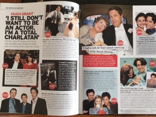 JENNIE McALPINE interview HUGH GRANT Colin Firth UK 1 DAY ISSUE January 2018