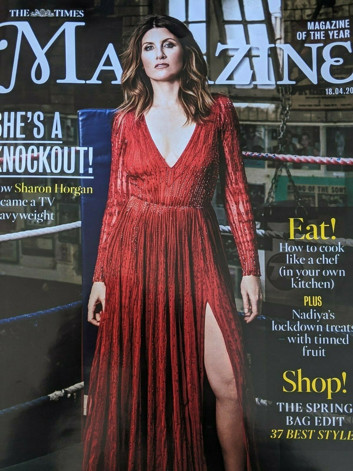 UK TIMES Magazine April 2020: SHARON HORGAN COVER FEATURE Alice Eve