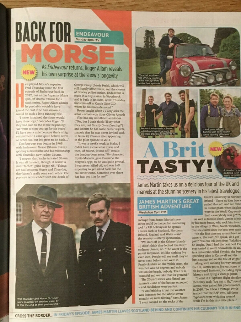 SUN TV MAGAZINE FEB 2019: ROGER ALLAM Douglas Henshall JUDGE ROBERT RINDER