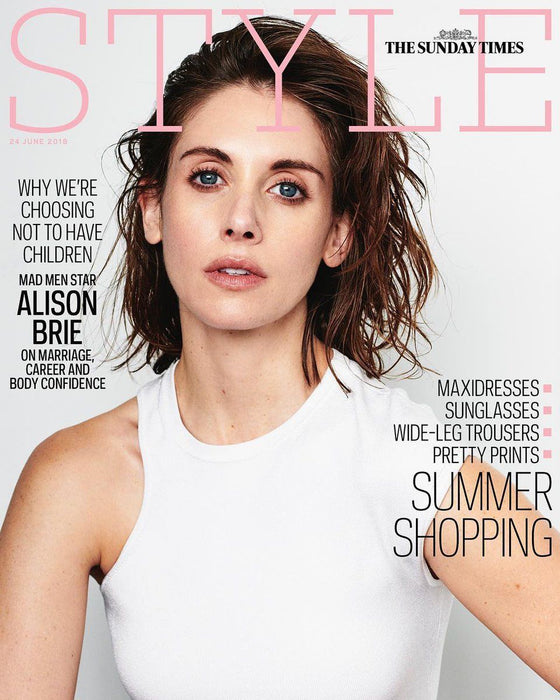 Glow! ALISON BRIE PHOTO COVER INTERVIEW UK Style MAGAZINE June 2018