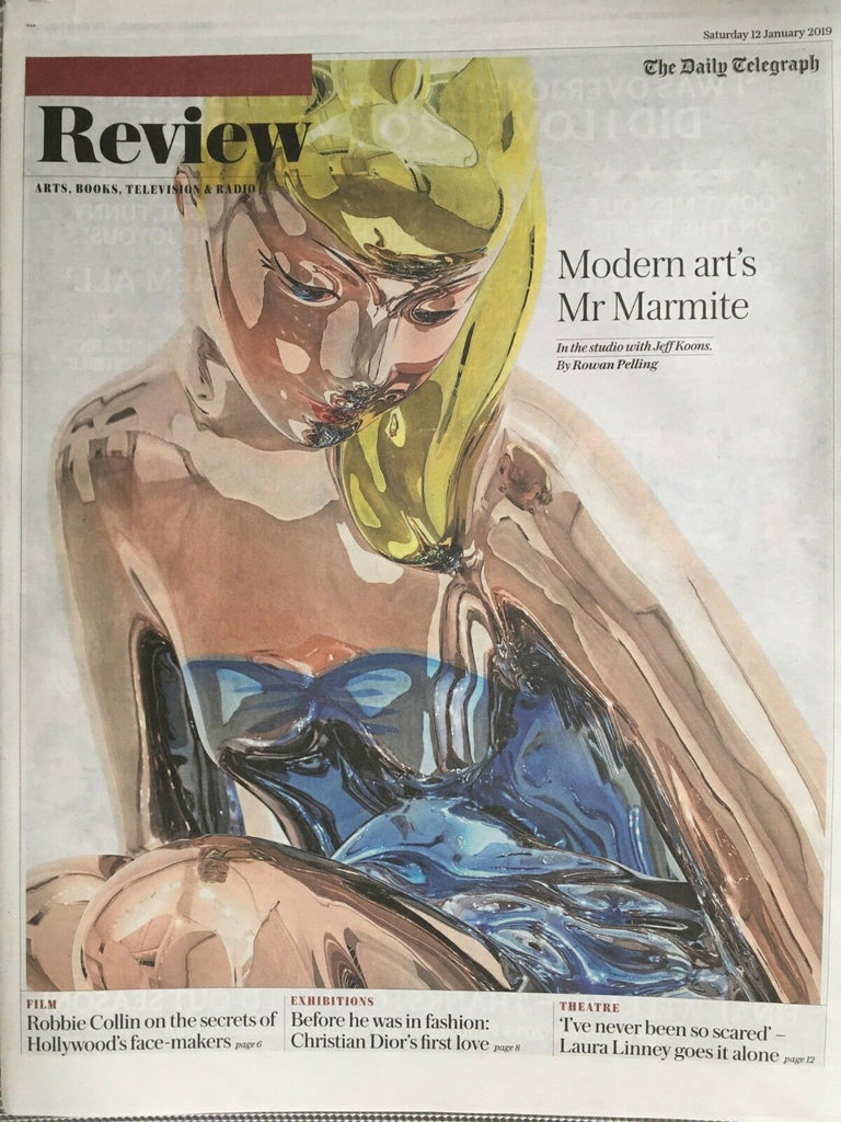 UK Telegraph Review JAN 2019: JEFF KOONS - In the Studio ### Laura Linney