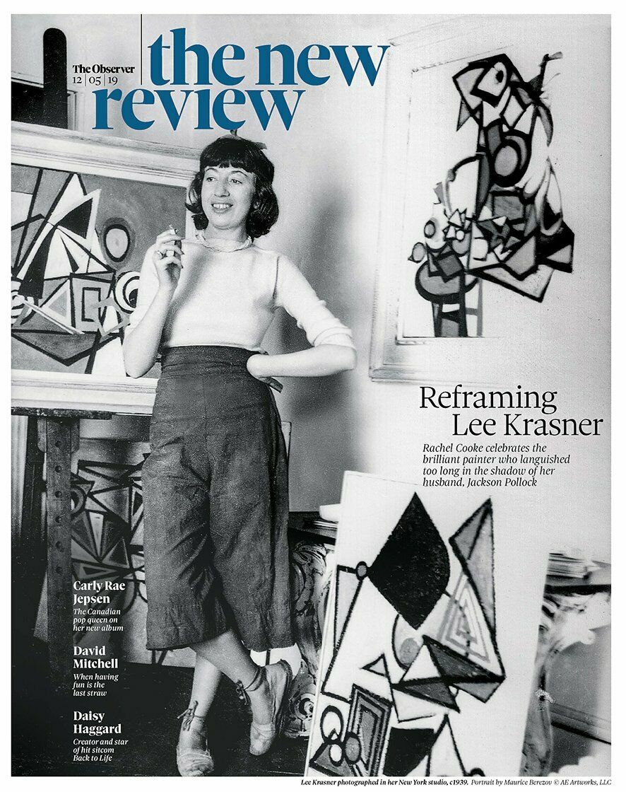 UK Observer Review April 2019: LEE KRASNER Jackson Pollock CARLY RAE JEPSEN
