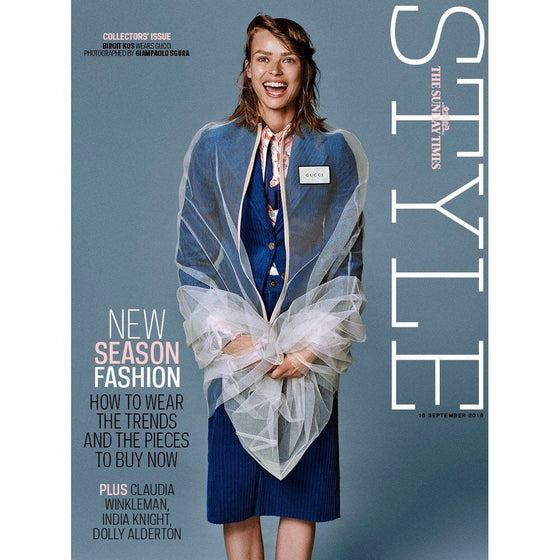 UK Style Magazine September 2018 Birgit Kos Shannon Purser Marc Jacobs