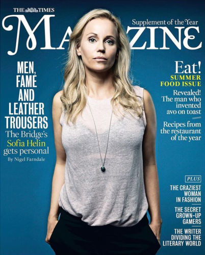 UK Times Magazine May 2018: The Bridge SOFIA HELIN COVER STORY