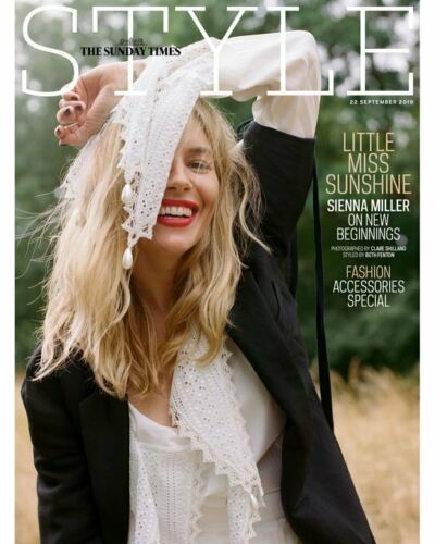 UK Style Magazine September 2019: SIENNA MILLER Emma Thompson EMILIA CLARKE