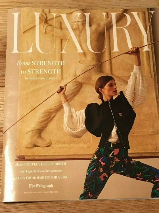 UK Luxury Magazine April 2019 LUCA GADJUS COVER FEATURE ## KARL LAGERFELD