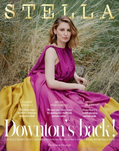STELLA magazine 8 September 2019 Laura Carmichael cover and interview