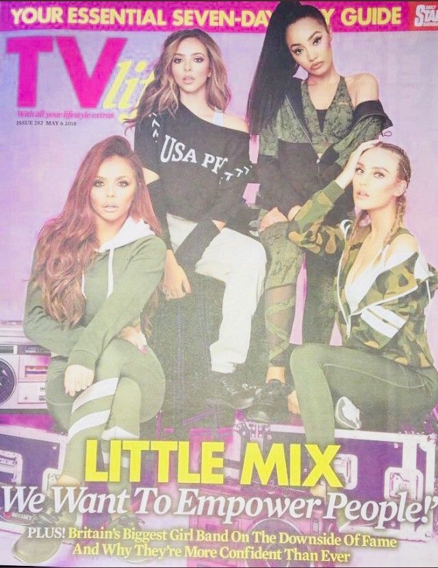 LITTLE MIX UK LIFE MAGAZINE LITTLE MIX JADE PERRIE LEIGH JESY MAY 2018