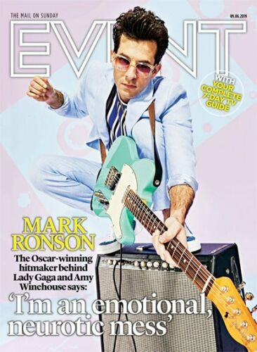 EVENT magazine 9th June 2019 Mark Ronson cover interview - Jason Donovan Madonna