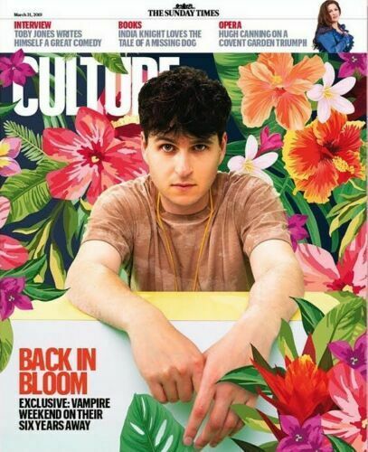 UK Culture Magazine March 2019: VAMPIRE WEEKEND Ezra Koenig COVER FEATURE