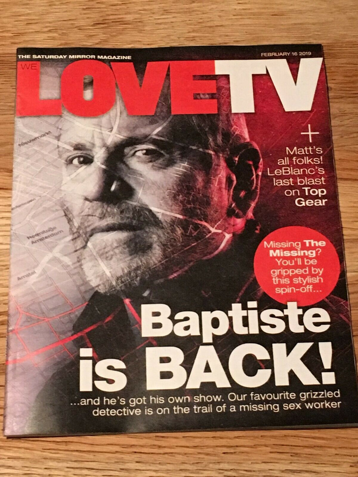 LOVE TV Magazine 02/2019: BAPTISTE Tcheky Karyo MATT LEBLANC Luke Treadaway