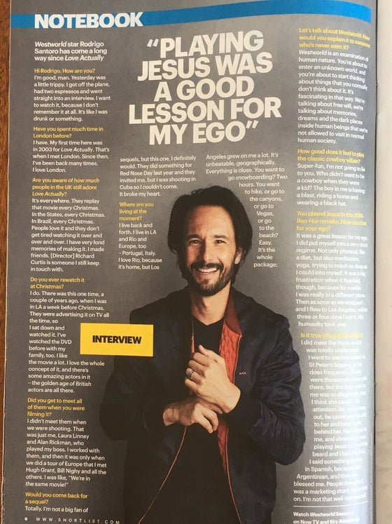 UK Shortlist MAY 2018: BILL HADER Rodrigo Santoro Ciaran Hinds DAVID SHRIGLEY