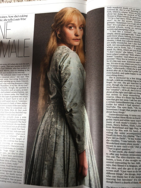 UK Culture Magazine APRIL 2018 Olivia Vinall Interview