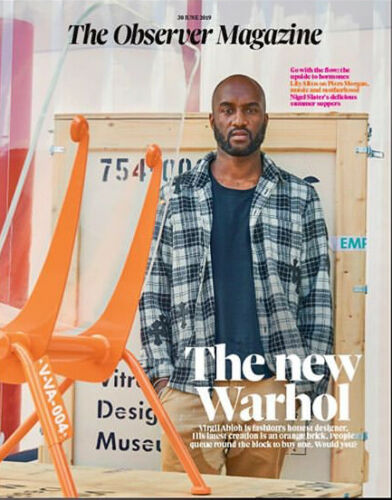 UK Observer Magazine June 2019 VIRGIL ABLOH Cover & Interview - Lily Allen