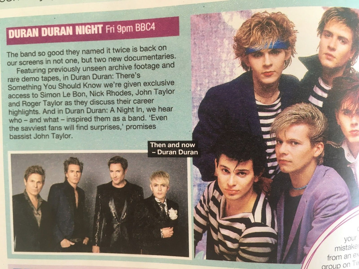 UK Love TV Magazine June 23 2018: Duran Duran JOHN TAYLOR Anna Richardson