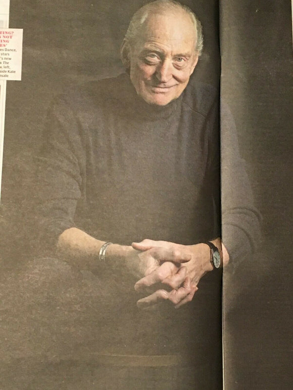 UK Telegraph Review March 2019: Game Of Thrones Cover & Feature - Charles Dance