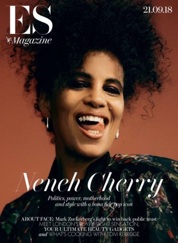 UK LONDON ES magazine 21 Sept 2018: NENEH CHERRY Photo Cover Interview