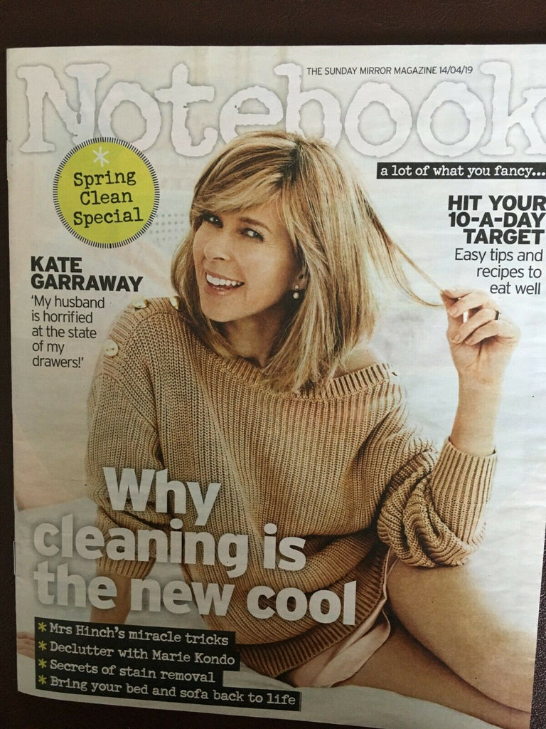 UK Notebook Magazine April 2019: KATE GARRAWAY COVER AND FEATURE