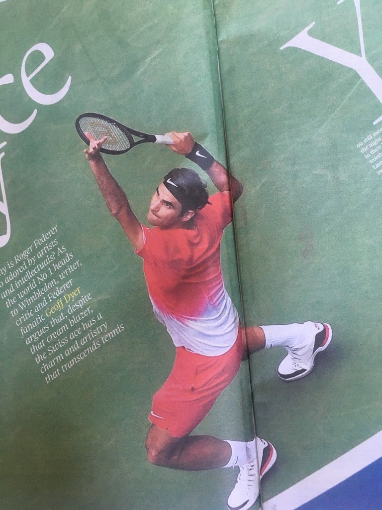 UK Observer Review JUNE 2018: ROGER FEDERER Elvis Presley DAVID BYRNE The King