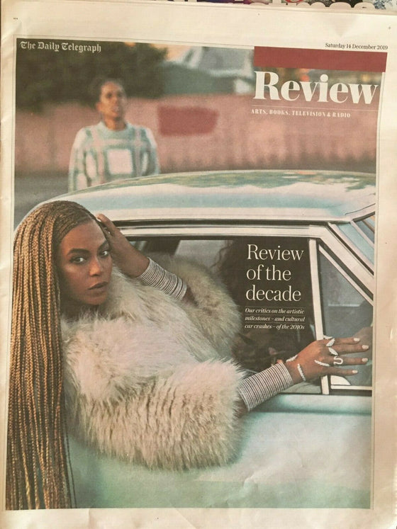 UK Telegraph Review 14 Dec 2019: BEYONCE KNOWLES COVER