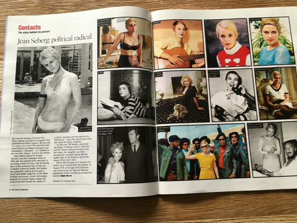 UK Times Magazine 11 January 2020: JEAN SEBERG Diana Ross KATE BUSH Prince BOWIE