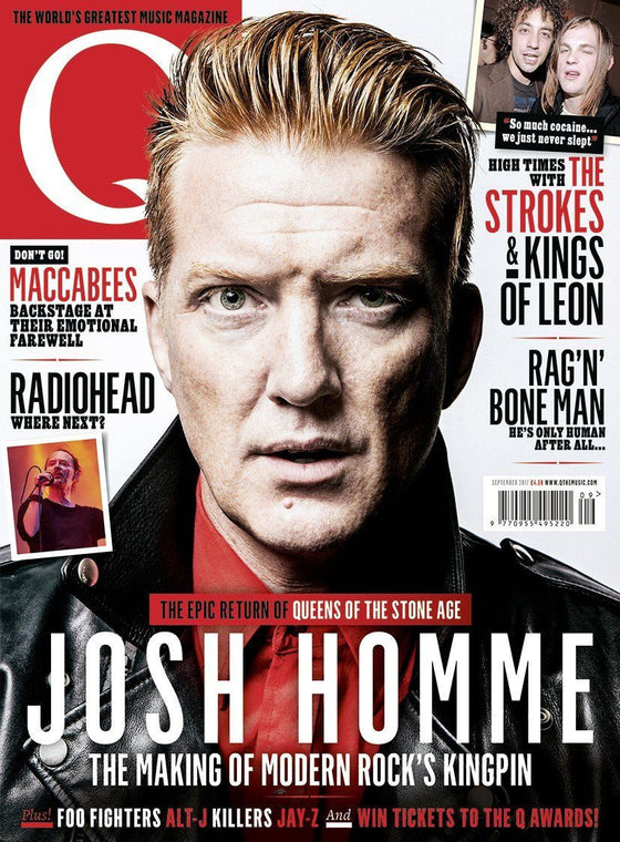 Q magazine September 2017 Josh Homme The Strokes Kings of Leon The Killers