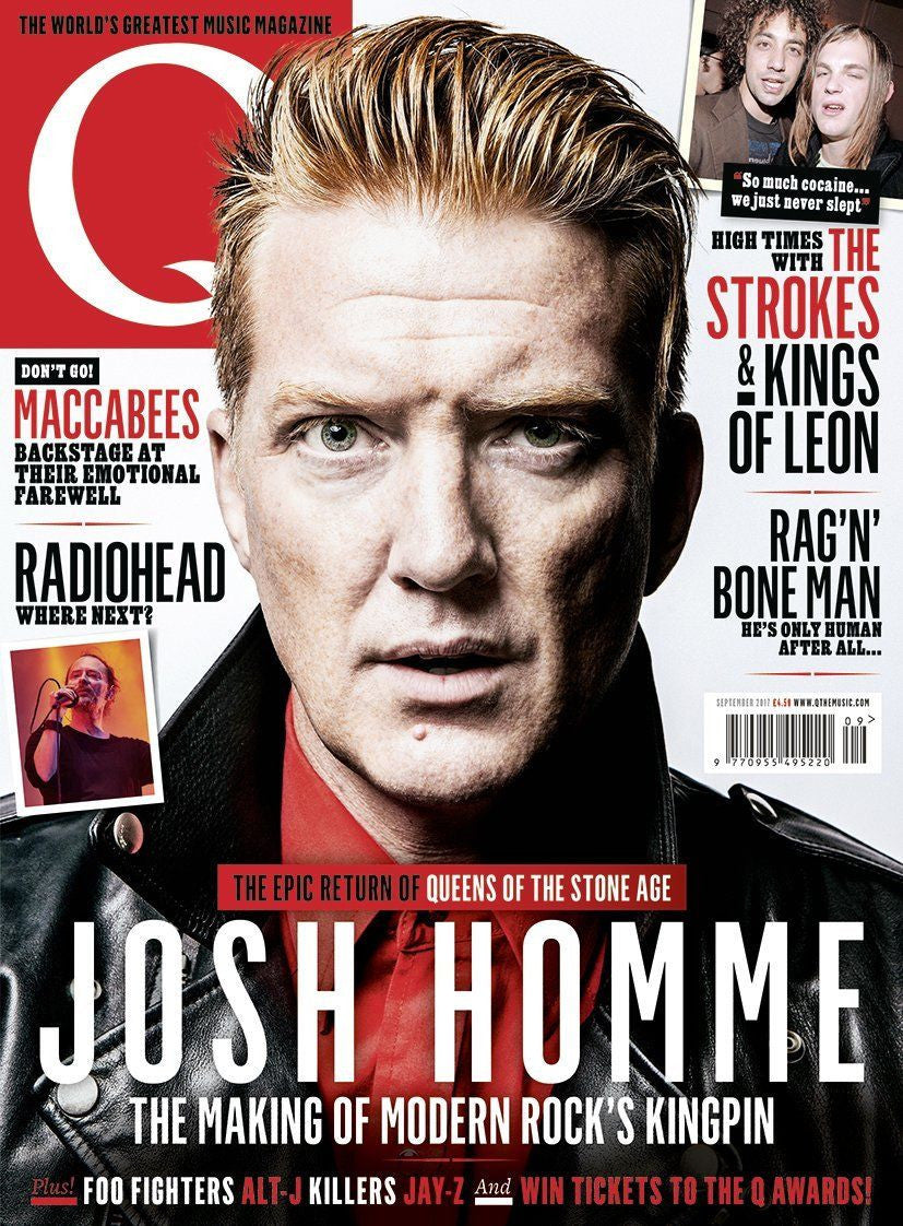Q magazine September 2017 Josh Homme The Strokes Kings of Leon The Killers