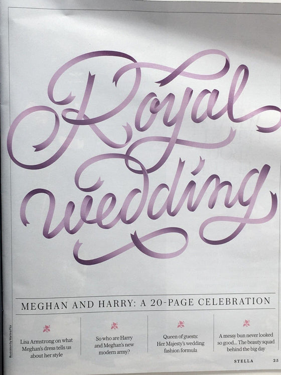 MEGHAN MARKLE PRINCE HARRY ROYAL WEDDING 20 Pages UK Stella Magazine May 2018