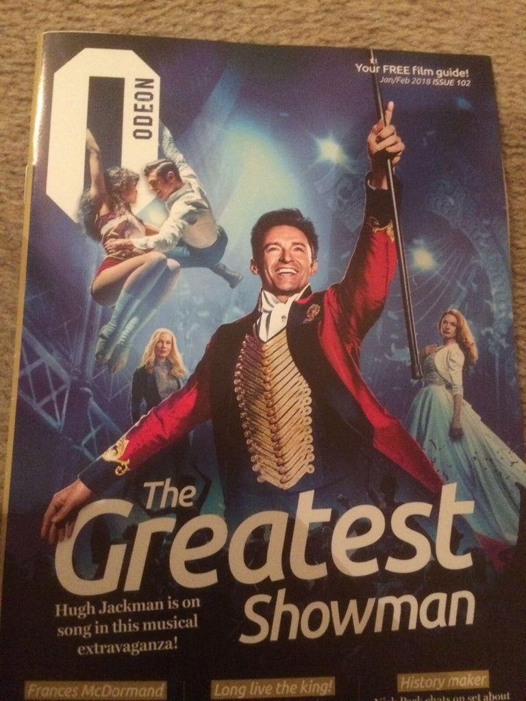 UK Odeon Magazine January 2018 Hugh Jackman - The Greatest Showman Cover