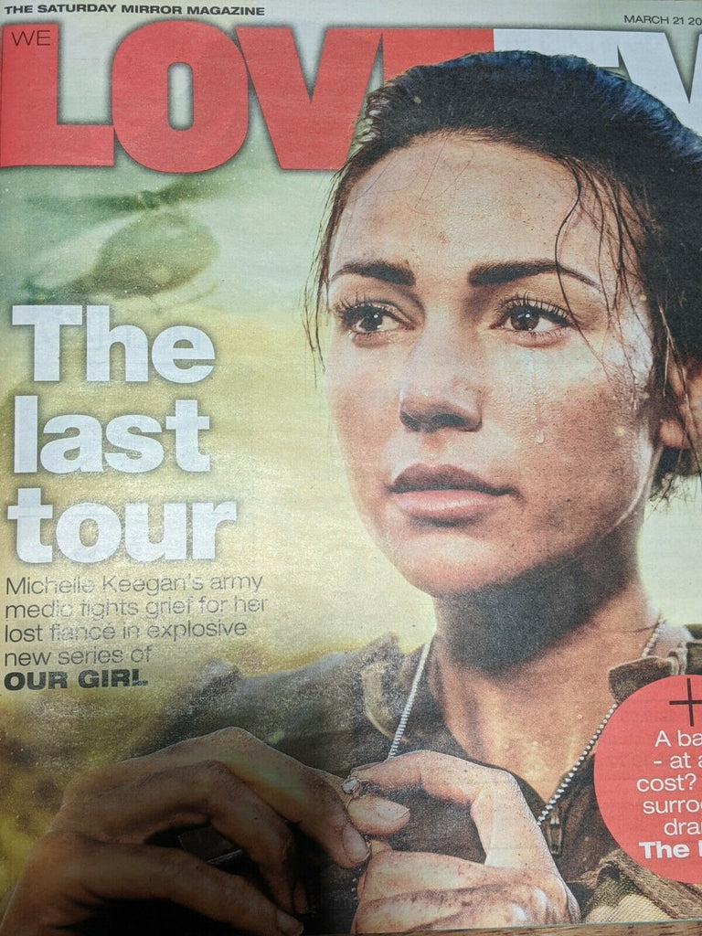 UK LOVE TV Mag 03/2020 MICHELLE KEEGAN Our Girl COVER FEATURE