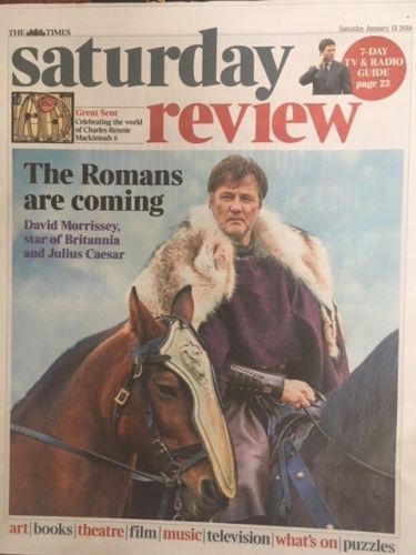 UK Times Review January 2018 DAVID MORRISSEY BRITANNIA COVER STORY