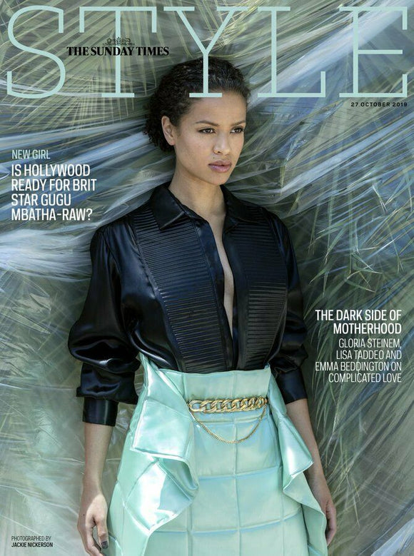 SUNDAY TIMES STYLE magazine 27 October 2019 GUGU MBATHA-RAW Cover Feature
