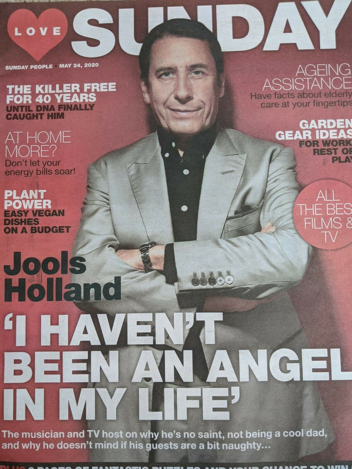 Love Sunday Magazine May 2020: JOOLS HOLLAND SQUEEZE COVER FEATURE Marc Almond