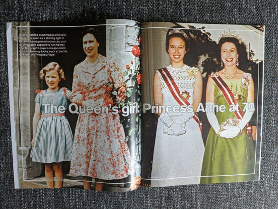 UK TELEGRAPH MAGAZINE AUGUST 2020: PRINCESS ANNE AT 70 SPECIAL