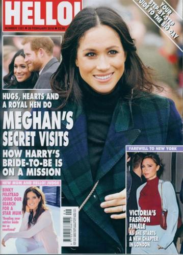 HELLO! magazine 26 February 2018 Meghan Markle Prince Harry Ronan Keating