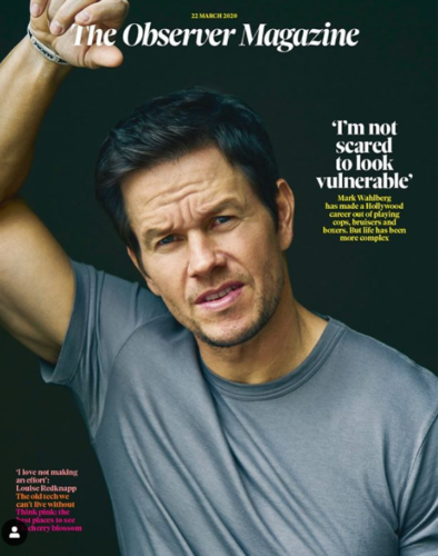 UK OBSERVER Magazine March 2020: MARK WAHLBERG COVER FEATURE
