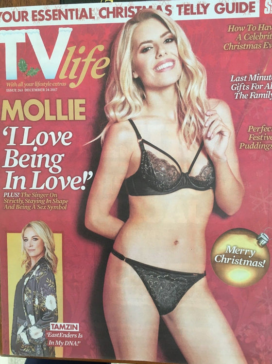 TV Life Magazine December 2017 - Mollie King Tamzin Outhwaite Kate Ford Blue