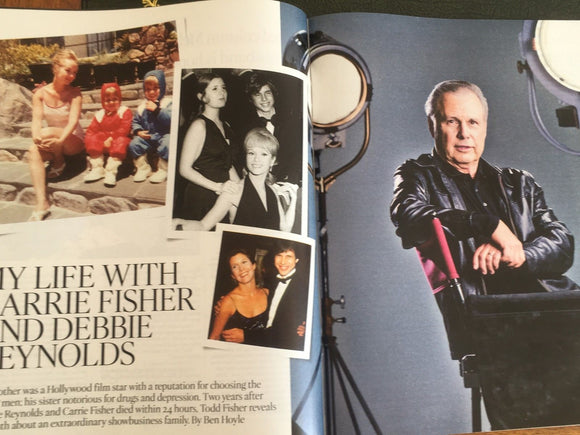 UK Times Magazine JUNE 2018: TODD FISHER on CARRIE FISHER & DEBBIE REYNOLDS