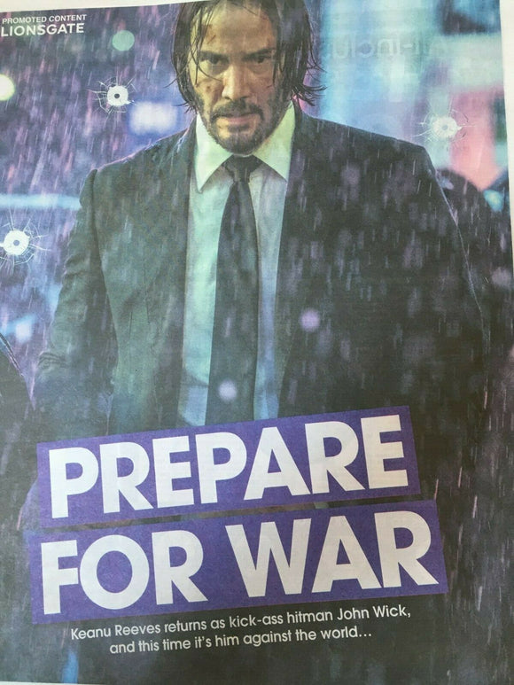 The Sun Supplement May 2019: JOHN WICK CHAPTER 3 (KEANU REEVES) COVER FEATURE