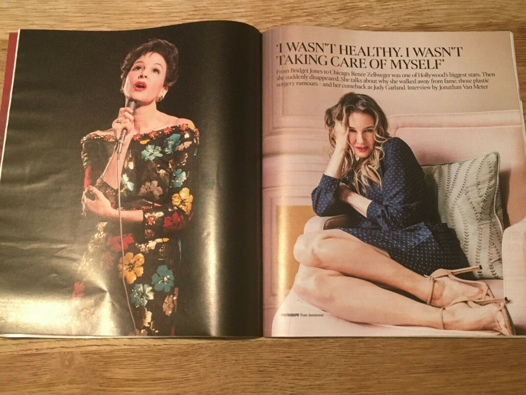 TIMES magazine 21 Sept 2019: RENEE ZELLWEGER Judy Garland KATE MIDDLETON