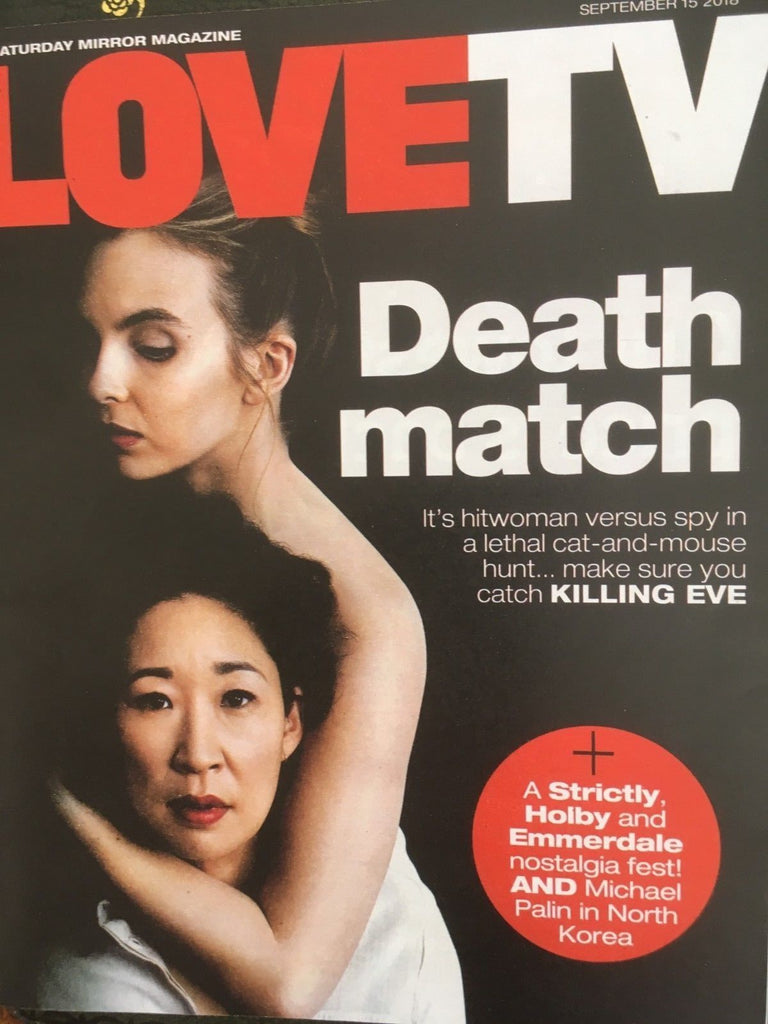 Love TV Magazine 09/2018 JODIE COMER Sandra Oh DEBRA STEPHENSON Mark Charnock