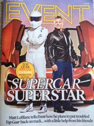 UK Event Magazine 11 Feb 2018 Top Gear Matt LeBlanc Hayley Atwell Tom Riley