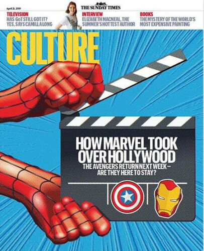 UK CULTURE magazine April 2019: MARVEL - The Avengers: Endgame Cover & Feature