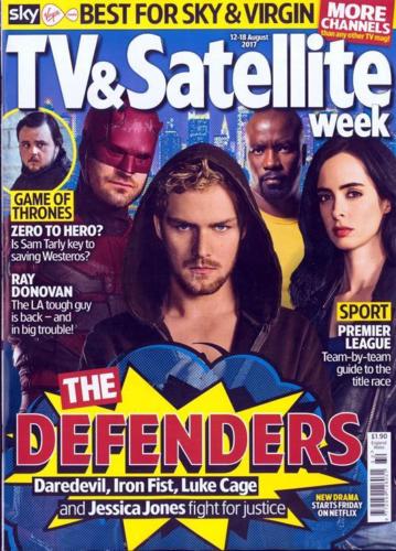 TV & Satellite magazine 12 August 2017 The Defenders Mike Colter Krysten Ritter