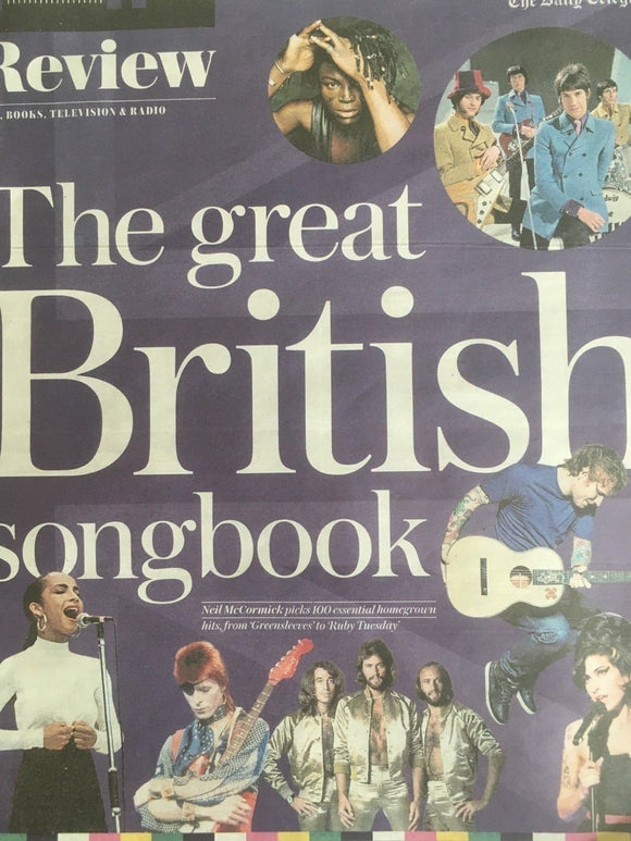 UK TELEGRAPH REVIEW July 2018: SADE The Bee Gees GEORGE MICHAEL The Beatles