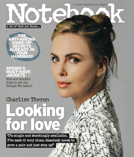 NOTEBOOK Magazine 28th April 2019: CHARLIZE THERON COVER AND INTERVIEW ...