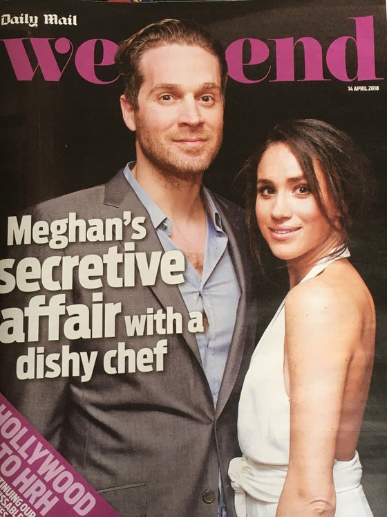 Meghan Markle Secretive Affair With Chef UK Weekend 2018 Magazine Prince Harry