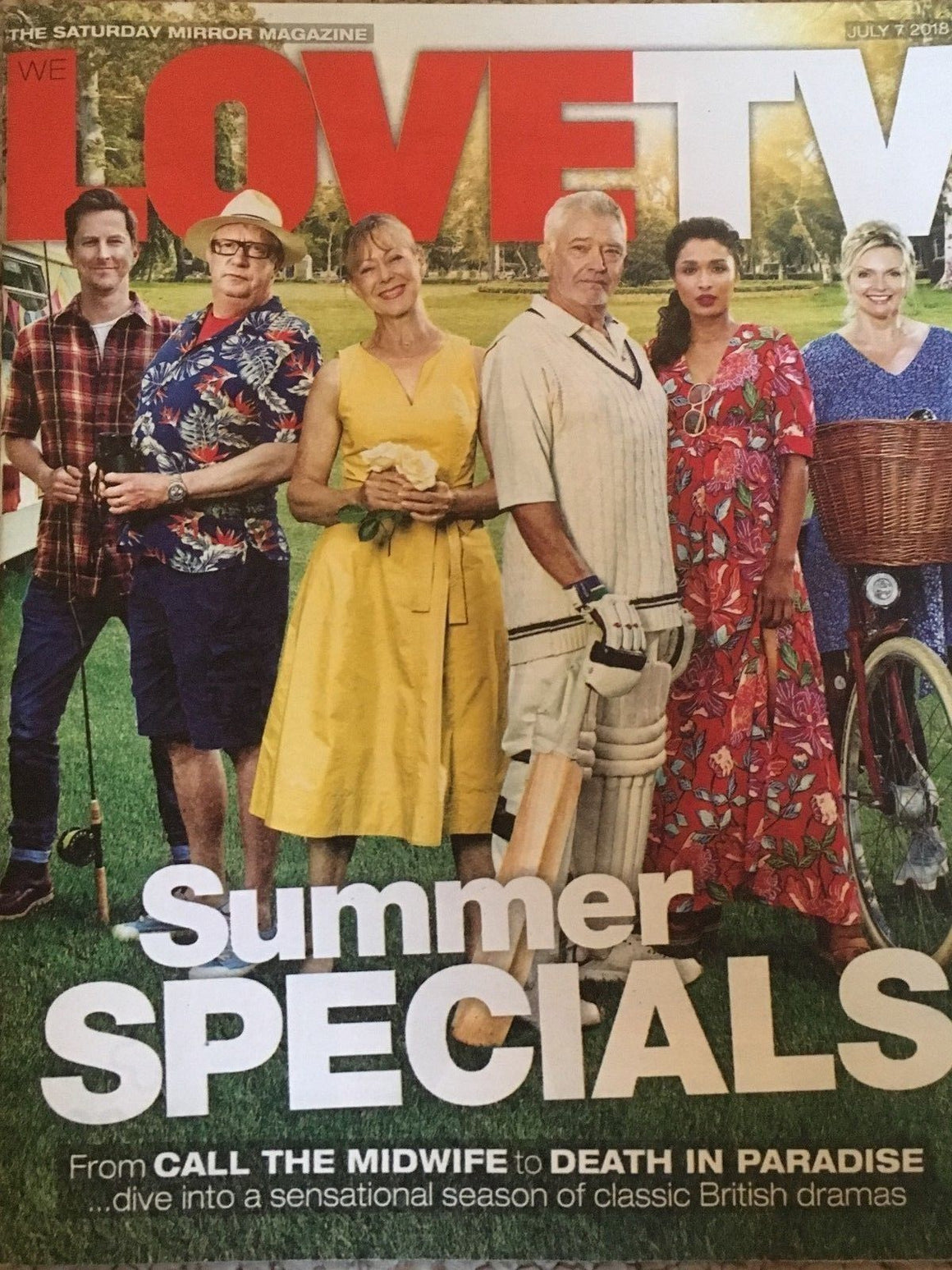 UK Love TV Magazine July 7 2018: Martin Shaw Sharon Small Lucy Pargeter Dormer