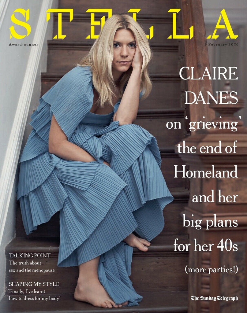 UK Stella Magazine Feb 2020: CLAIRE DANES COVER AND FEATURE